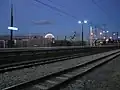City West platform at night