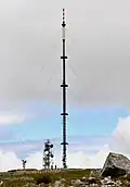 Transmission site on the summit