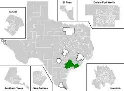 Map of the district