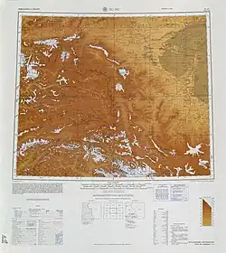 Map including Artush (labeled as A-T'U-SHIH (ARTUSH)) (AMS, 1966)[b]