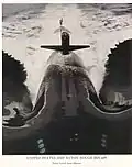 Baton Rouge during sea trials 1977