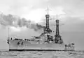USS Nevada with lattice masts (photographed in 1926)