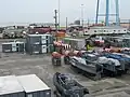 US Navy emergency ship salvage equipment stored in Gulfport, Mississippi.