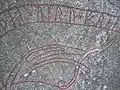 Detail of serpent head.