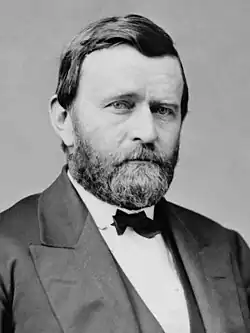 Black-and-white photographic portrait of Ulysses S. Grant