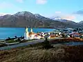 Mt. Newhall (left) and Unalaska