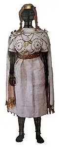 High-status female, Čaka/Urnfield culture, 1200-1100 BC.[3]