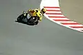 Valentino Rossi, riding his special liveried Gauloises Yamaha at the 2005 United States Grand Prix