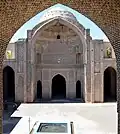 View from the room above the entrance