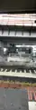 Panorama shot of northbound view from Platform 2 with rail hybrid bridge under construction, November 2023
