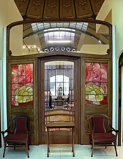 Furnishings of the Hôtel Aubecq on display at the Musée d'Orsay, Paris