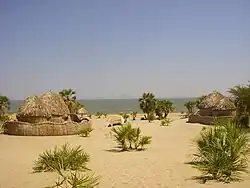 View Of Lake Turkana From Eliye Springs Hotel