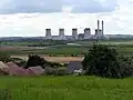 View west from the summit of Foxby Hill towards the River Trent where the battle's climax took place