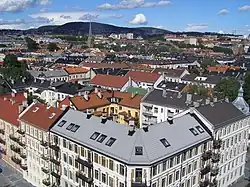 View from "silo" (Marselis gate 24) to the northeast of Grünerløkka