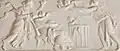 Plaster relief in the Villa Hamilton