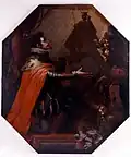 La Virgen apareciéndose a Fernando III el Santo (c. 1667-1700)