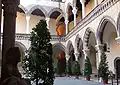 The courtyard of Palazzo Vitelleschi