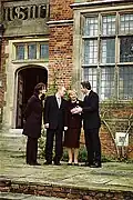 Tony Blair and Vladimir Putin with their wives, 2001