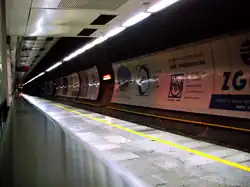 Trains stop