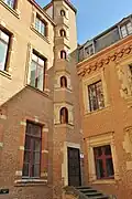 Second stair-tower.