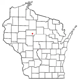 Location of Medford (town), Wisconsin