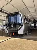 Mock-up of the front exterior