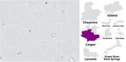 Map of the district