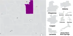 Map of the district