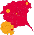 2003 results map