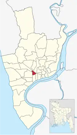 Location of North Pathantooly