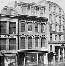 Entrance to Pi Alley "through the arch at 103 Washington Street," Boston, 19th century[15]