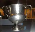 Silver cantharus, height 12.5 cm, weight 316 g. BM ref:1975,1002.6