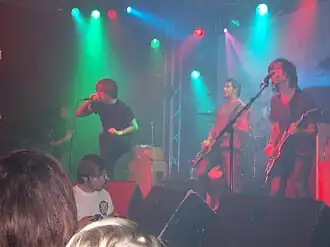 We Are the Ocean performing at the Guildhall Arts Centre in Gloucester in August 2011