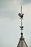 Weathercock on the former Thomas house [ja], Kobe, Japan