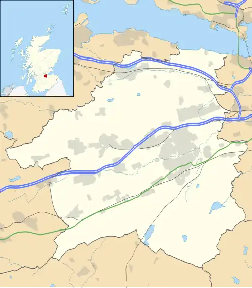 West Lothian shown within Scotland