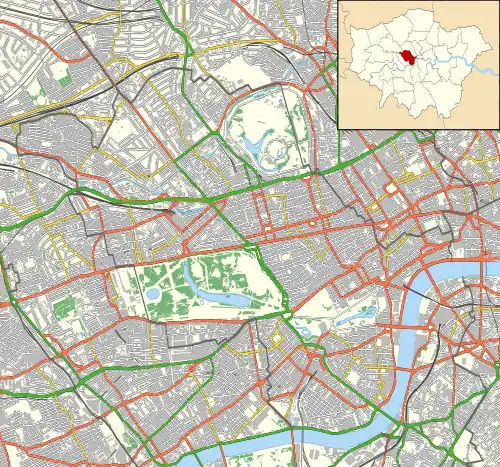 Westminster Abbey is located in City of Westminster
