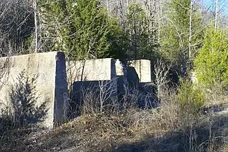 Ruins of the New White Eagle Mill, Rush Historic District, Buffalo National River, Arkansas