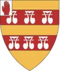 Arms of Willoughby of Risley, of Selston[2]