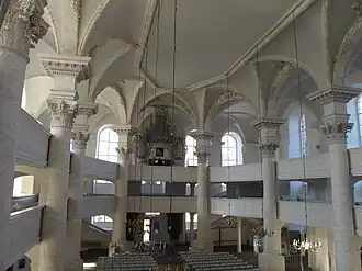 Interior, view to the organ