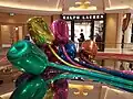 Modern art in the shopping area