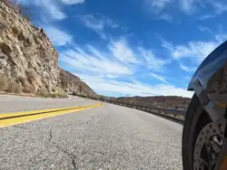 Yaqui Pass Road CR S3 west of Yaqui Pass