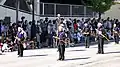 Children portraying Byakkotai soldiers at the annual Aizu clan parade (2006).