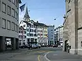 As seen from Poststrasse