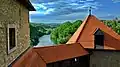 View from caslte to Kupa river