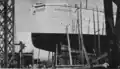 Kaiser Franz Joseph I under Construction in Cantiere Navale Triestino Shipyard