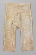 China, Tang dynasty - Prince's trousers and lining - 1996.2.2 - Cleveland Museum of Art
